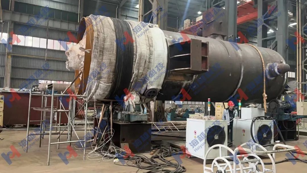 直徑2750mm，壁厚110mm，熱處理溫度760±10℃