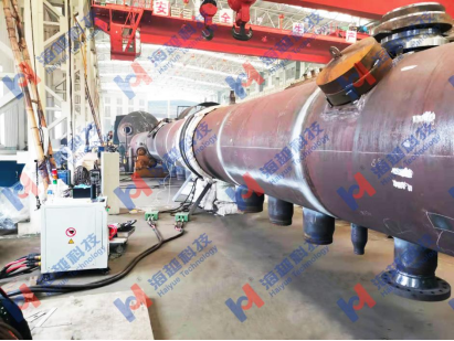 直徑1800mm，壁厚60mm，熱處理溫度665±10℃