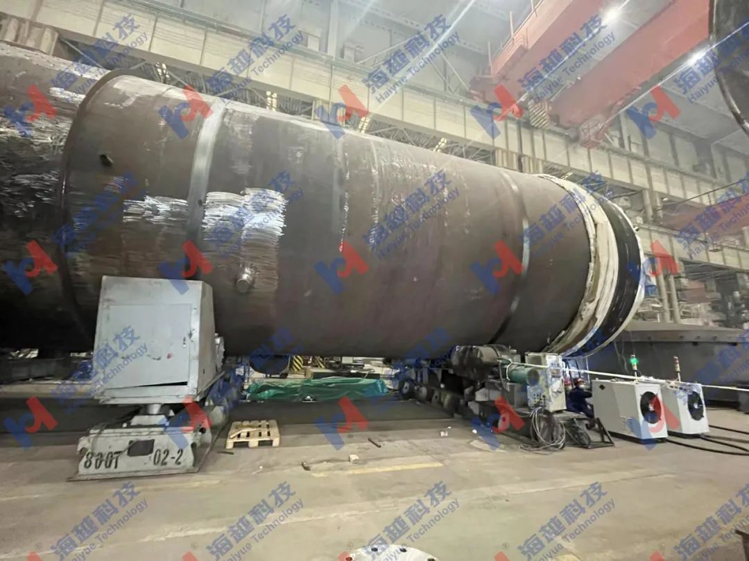 直徑5800mm，壁厚246mm，熱處理溫度690±14℃